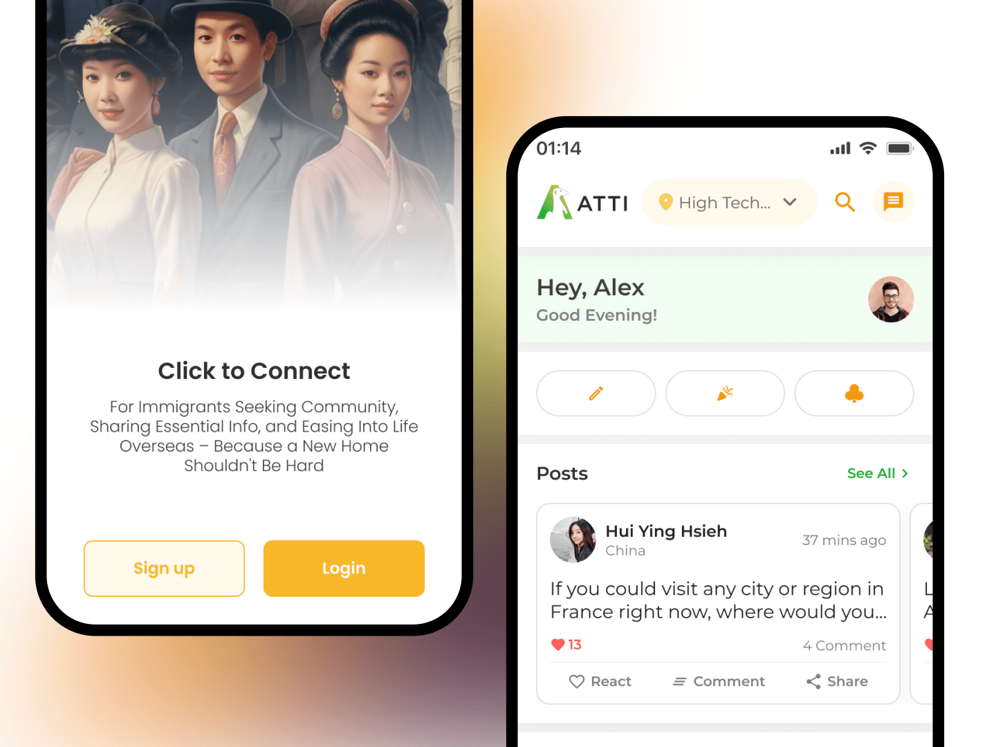 Atti: Revolutionizing Social Networking for Immigrants in the US and EU